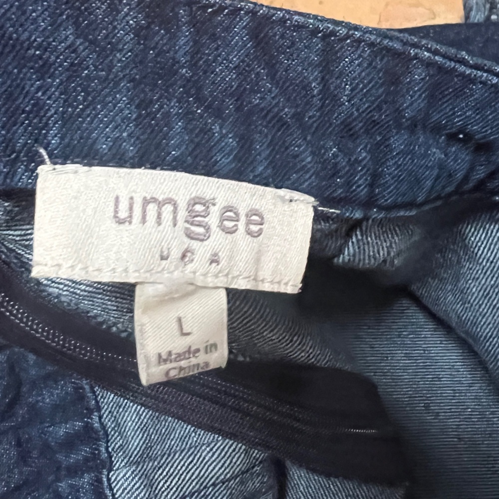 Umgee Deep Blue Denim Skirt - Picture 3 of 3